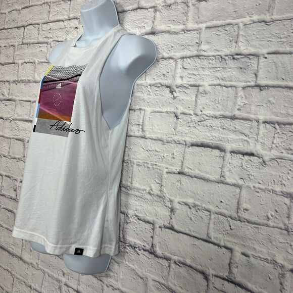 Adidas The Go-To Graphic Muscle Tank Top S - Picture 5 of 13